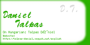 daniel talpas business card